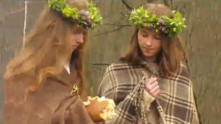 Lithuanian pagan folk song  Jurginių liaudies daina  Geras vakaras [upl. by Eicyaj]