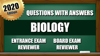 Entrance Exam Reviewer 2020  Common Questions with Answer in Biology and Science  PART 1 [upl. by Roth113]