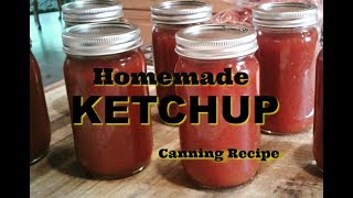 Homemade KETCHUP Recipe for Canning [upl. by Fenella]