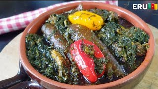 HOW TO COOK ERU  CAMEROONIAN FOOD RECIPES [upl. by Mansur]