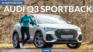 New Audi Q3 Sportback indepth review coupe style SUV space [upl. by Lawtun]