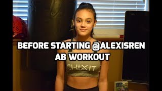 IM DOING ALEXIS RENS AB WORKOUT FOR THE NEXT 30 DAYS [upl. by Eseila]