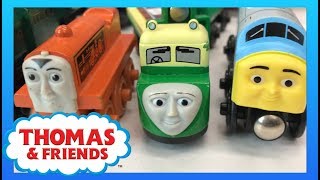 TOTALLY THOMAS TOWN UNBOXING Wooden Train Haul [upl. by Hafinah495]