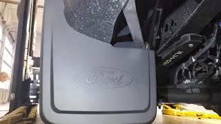 2021 Ford F150 Mud Flap Install Ford Mud Flaps  How To 2021FordF150 [upl. by Anaylil804]