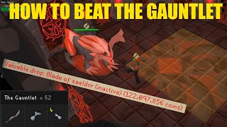 OSRS Guide  How to Beat the Gauntlet Normal and Corrupted [upl. by Nevar]