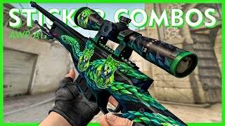 AWP Atheris Sticker Crafts  CSGO Stickers 2020 [upl. by Odelle]