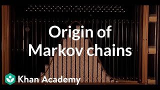 Origin of Markov chains  Journey into information theory  Computer Science  Khan Academy [upl. by Eelyah]