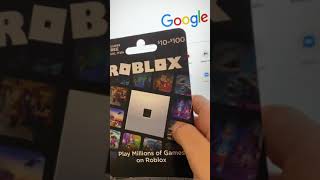 How to get Robux with a Roblox Gift Card [upl. by Adnorahc]