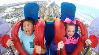 KIDS  Siblings 1  Funny Slingshot Ride Compilation [upl. by Callan]