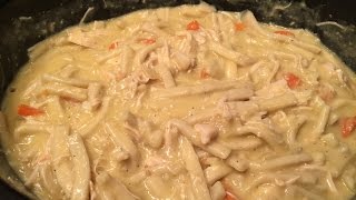 Slow Cooker Chicken Noodles [upl. by Jock]