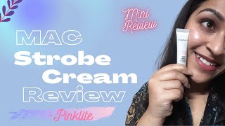 MAC STROBE CREAM REVIEW PINKLITE [upl. by Sauls]