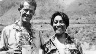 Edmund Hillary and Tenzing Norgay climb Everest  1953 archive video [upl. by Rolyak]