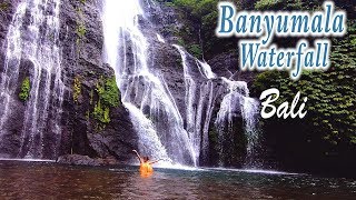 Banyumala Waterfall in Bali  Bali Attractions  Bali Travel Series [upl. by Joshuah]