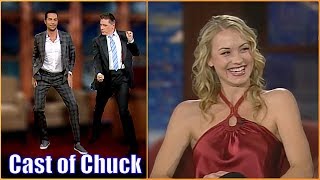 Zachary Levi amp Yvonne Strahovski  The Main Cast Of Chuck [upl. by Nonnerb]