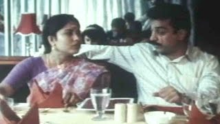 Kamal Hassan amp Kovai Sarala Comedy At Restaurant  Sathi Leelavathi Movie [upl. by Bryan]