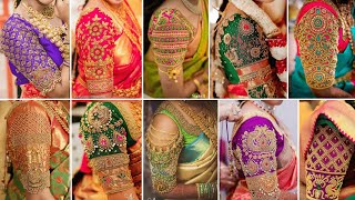 AARI Work Blouse Designs for Wedding  AARI Blouse Sleeves Design  Sarees Blouse Design For Bride [upl. by Arda]