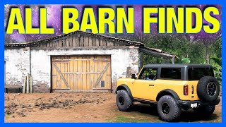 Forza Horizon 5  ALL BARN FINDS  LOCATIONS [upl. by Roane]