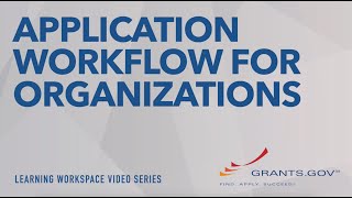 Learning Workspace  Application Workflow for Organizations [upl. by Cilka]