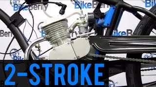 How To Install 80cc 2Stroke Bicycle Engine Kit FULL DVD 66cc 48cc 50cc [upl. by Ahsiekrats]