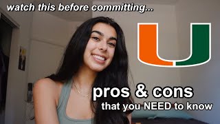 PROS AND CONS University of Miami [upl. by Akienahs]