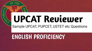 Entrance Exam Reviewer  UPCAT PUPCET USTET etc Common Questions With Answer in English [upl. by Pogah287]