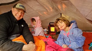 Cold Weather Camping Tips  Taking Beginners Camping with Kids [upl. by Brook]