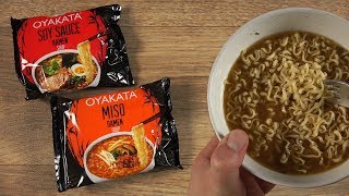 Oyakata Instant Miso Ramen Soup amp Soy Sauce [upl. by Leissam]