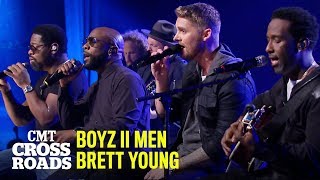 Water Runs Dry Boyz II Men amp Brett Young  CMT Crossroads [upl. by Eniamej]