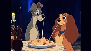 Lady and the Tramp 1955 Scene Bella Notte [upl. by Parent]