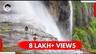 Naneghat  Reverse Waterfall  Reverse waterfall near Pune  Thelocalguide [upl. by Yraccaz]