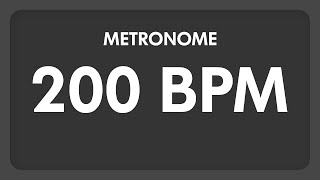 200 BPM  Metronome [upl. by Mahalia]