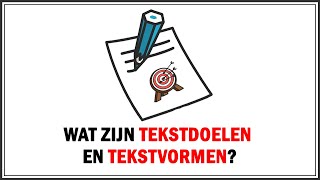 Tekstdoelen en tekstvormen examenvoorbereiding Nederlands [upl. by Eetsirk]