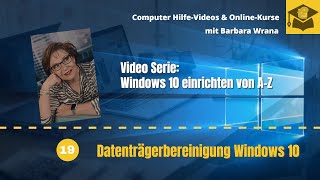 Datenträgerbereinigung Windows 10 [upl. by Adara]