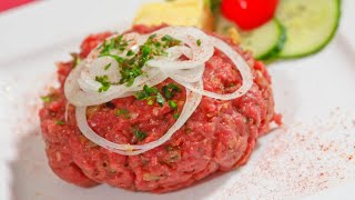 Beef Tartare Rezept  7Hauben [upl. by Ahsiat158]