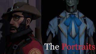 The Portraits SFM Creepypasta [upl. by Junina]