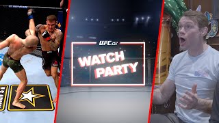 Fighters React to Poirier vs McGregor 2 at UFC 257  UFC Watch Party [upl. by Arret]