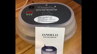 JANOEL 12 MAGIC FLY INCUBATOR INSTRUCTIONS AND SETUP [upl. by Nesnah]