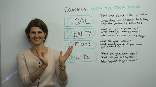 Coaching with the GROW Model  Leadership Training [upl. by Rayburn]