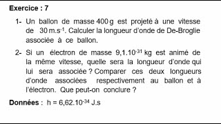 Exercice  7  Atomistique [upl. by Litt]