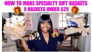 DIY GIFT BASKETS UNDER 25 [upl. by Vassili76]