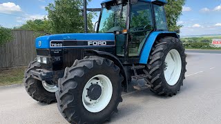 Ford 7840 Powerstar SLE tractor walk round video [upl. by Westerfield360]