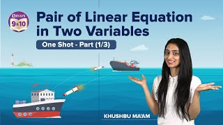 Pair of Linear Equations in two Variables Class 10 Maths Important Concepts  CBSE Class 10 Boards [upl. by Lexi]