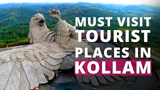 Must Visit Tourist Places in Kollam  Munreo Thuruth Thenmala Jatayu Earth Center Water Sports [upl. by Sateia]