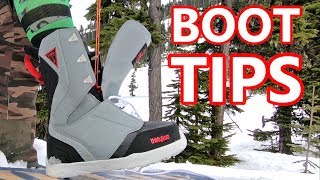 How To Put On Snowboard Boots  Beginner Tips [upl. by Takeshi]