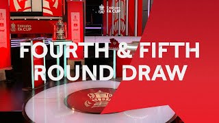 LIVE  Fourth AND Fifth Round Draw  Emirates FA Cup 2021 [upl. by Kalle]