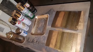 Gold Paint Tests Part 1  Prepwork Ho [upl. by Anialeh824]