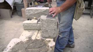 Installing Cultured Stone Cobble Stone River Rock Project [upl. by Grizelda]