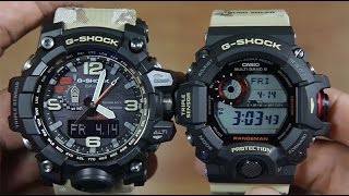 CASIO GSHOCK MUDMASTER GWG1000DC1A5 VS RANGEMANM GW9400DCJ1 [upl. by Ikeda787]