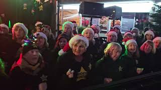 WHAT CHRISTMAS MEANS TO ME Rock Choir at Birkdale Lights Switch On 1st December 2024 [upl. by Peedsaj]