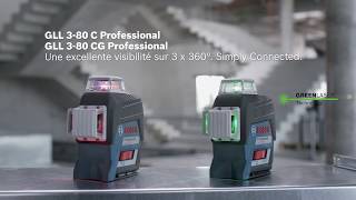 Visibilité en 3 x 360°  le nouveau laser lignes GLL 380 CCG Bosch Professional [upl. by Kablesh]